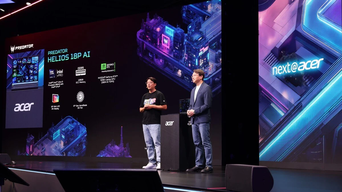 Potwory do gier, leciutki laptop z AI i deszcz nowości. Co Acer pokazał na targach IFA 2025?