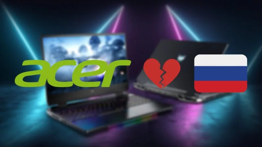 Acer opuszcza Rosję. Zaoferuje wsparcie Ukrainie