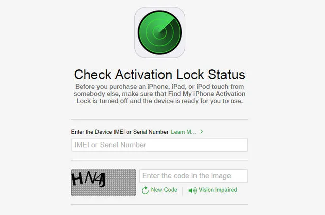 activation lock