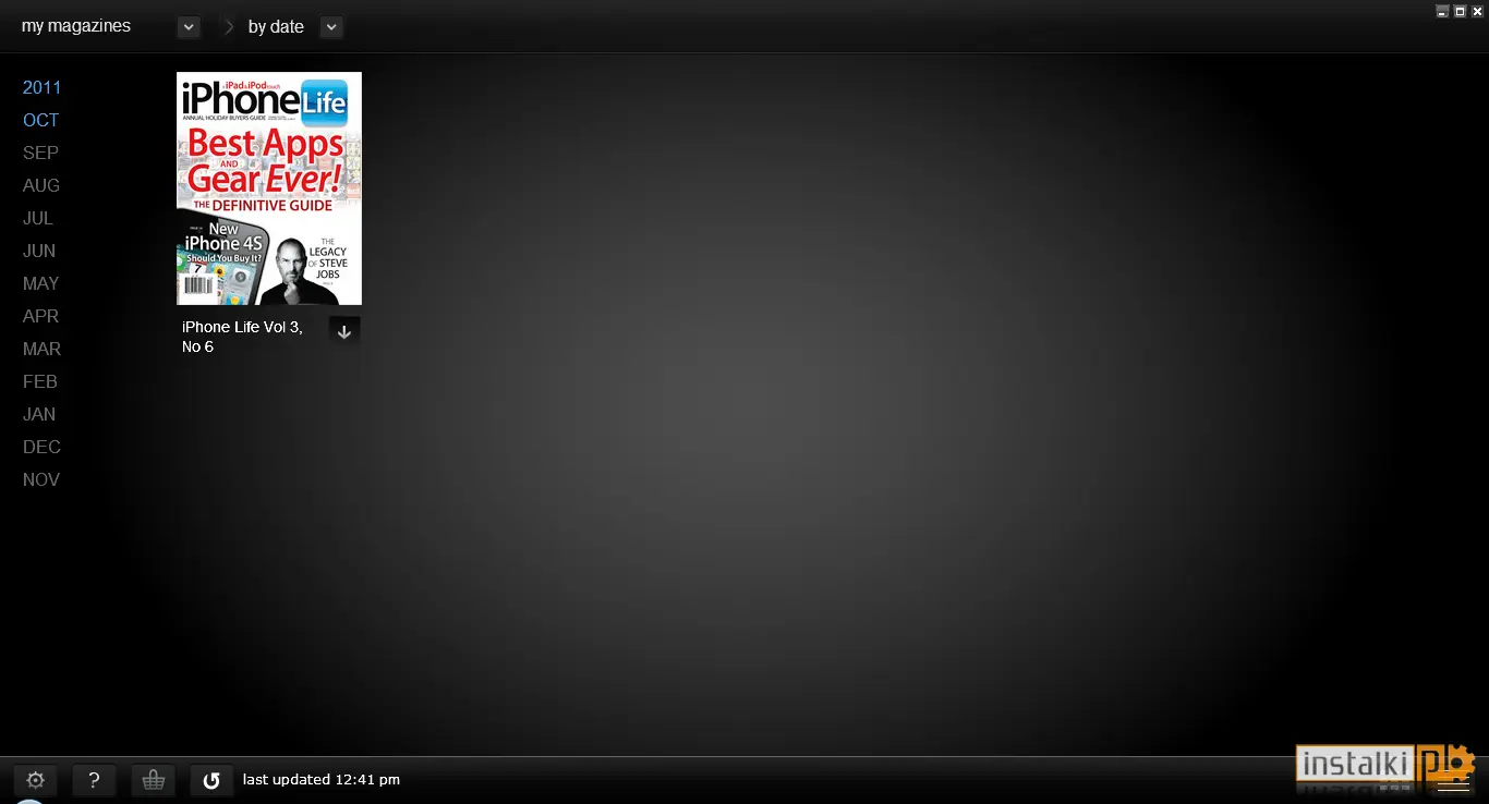 Okladka Zinio Reader