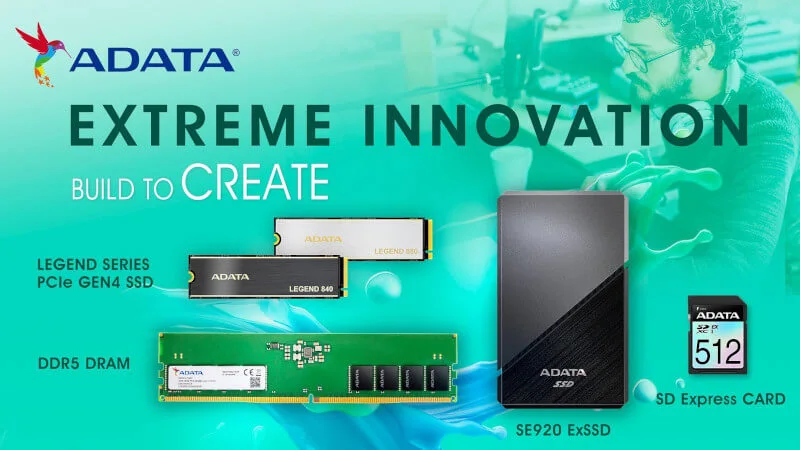 Ogrom nowych produktów ADATA i XPG. DDR5, SSD PCIe 4.0, gamingowe laptopy i inne