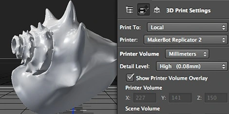Adobe Photoshop ze wsparciem dla druku 3D
