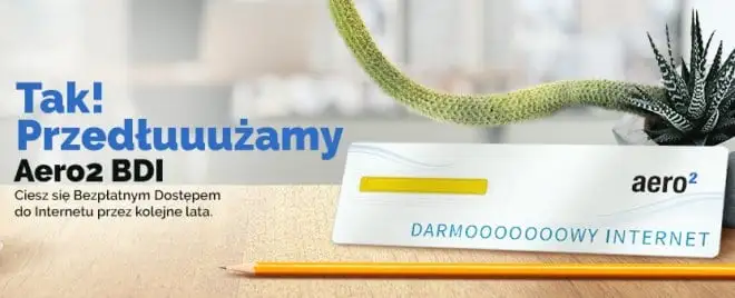 Aero2 przedłuża darmowy dostęp do internetu