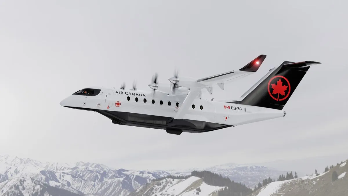 Air Canada zamówiła 30 elektrycznych samolotów o zasięgu 800 kilometrów