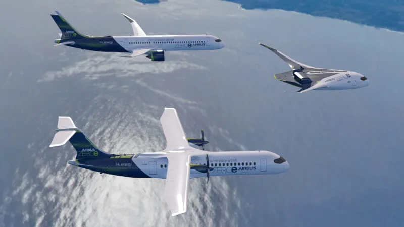 Airbus zrewolucjonizuje lotnictwo. Bezemisyjne pasażerskie samoloty na wodór