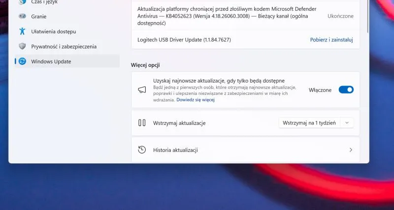 opcjonalne aktualizacje windows 11