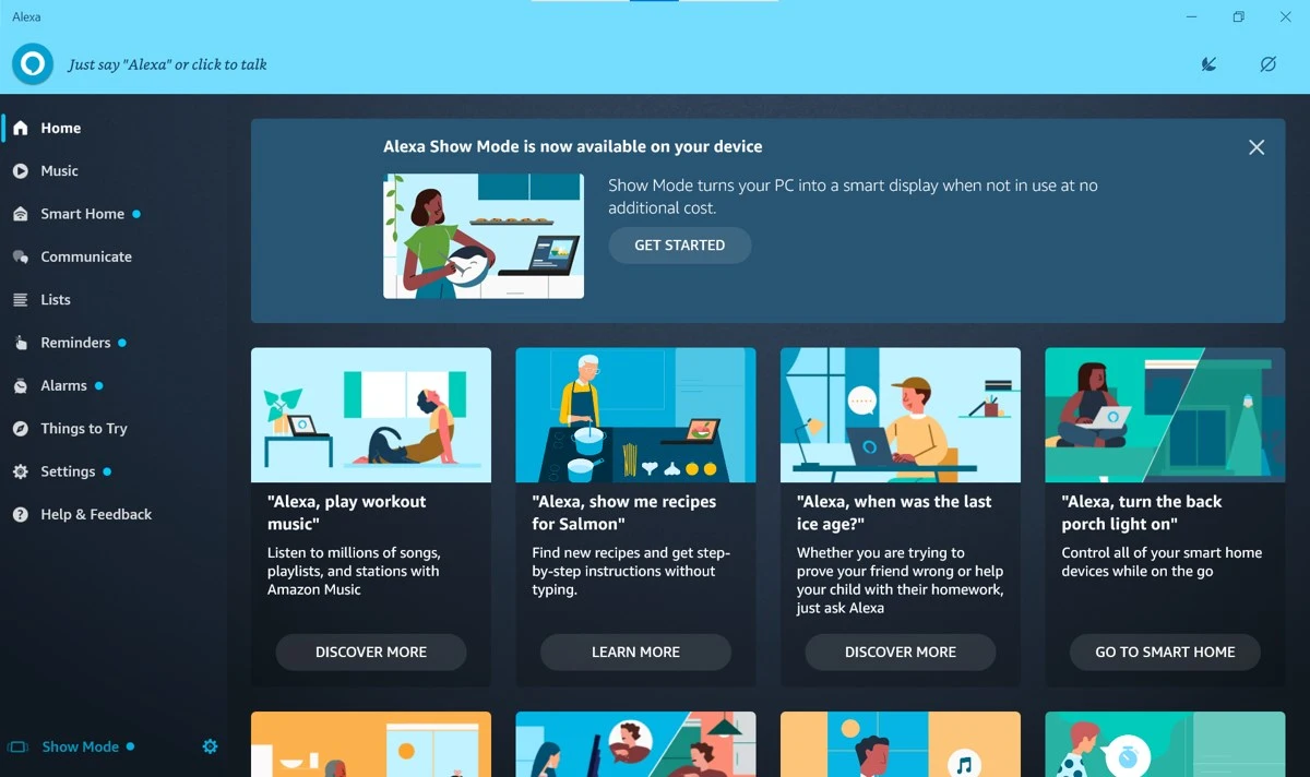 Amazon Alexa udostępniona w formie aplikacji na Windows 10