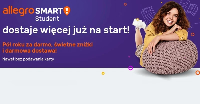 Rusza Allegro Smart! Student. Odbierz 6 miesięcy dostępu za darmo