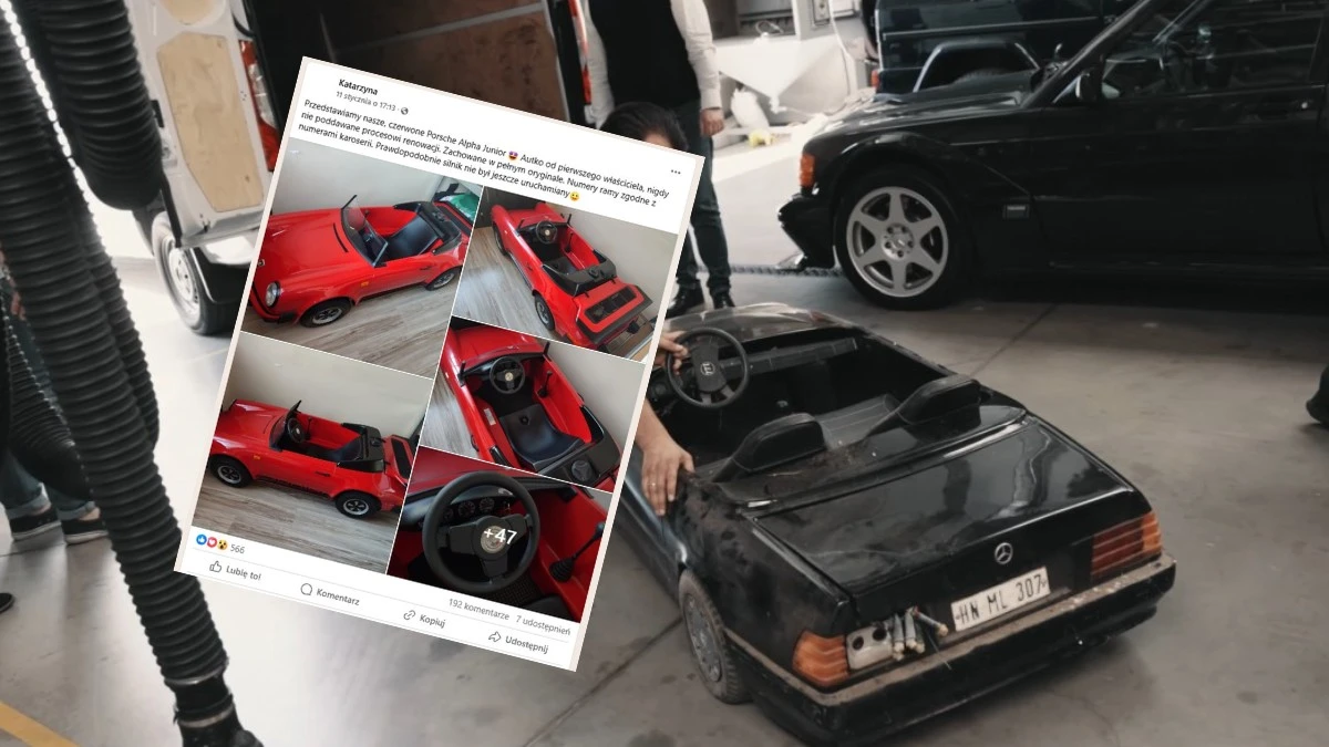 Samochód spalinowy dla dziecka? Polacy stworzyli Alpha Junior