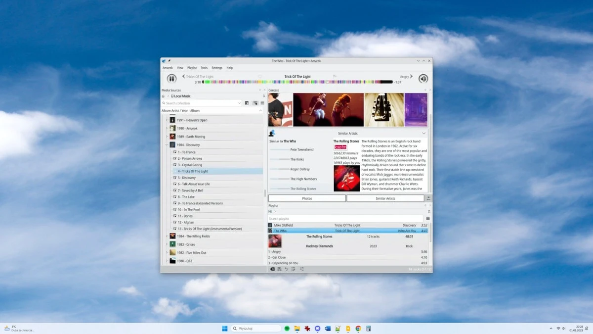 Pokochasz Amarok 3.2. Darmowy odtwarzacz muzyki jest jeszcze lepszy
