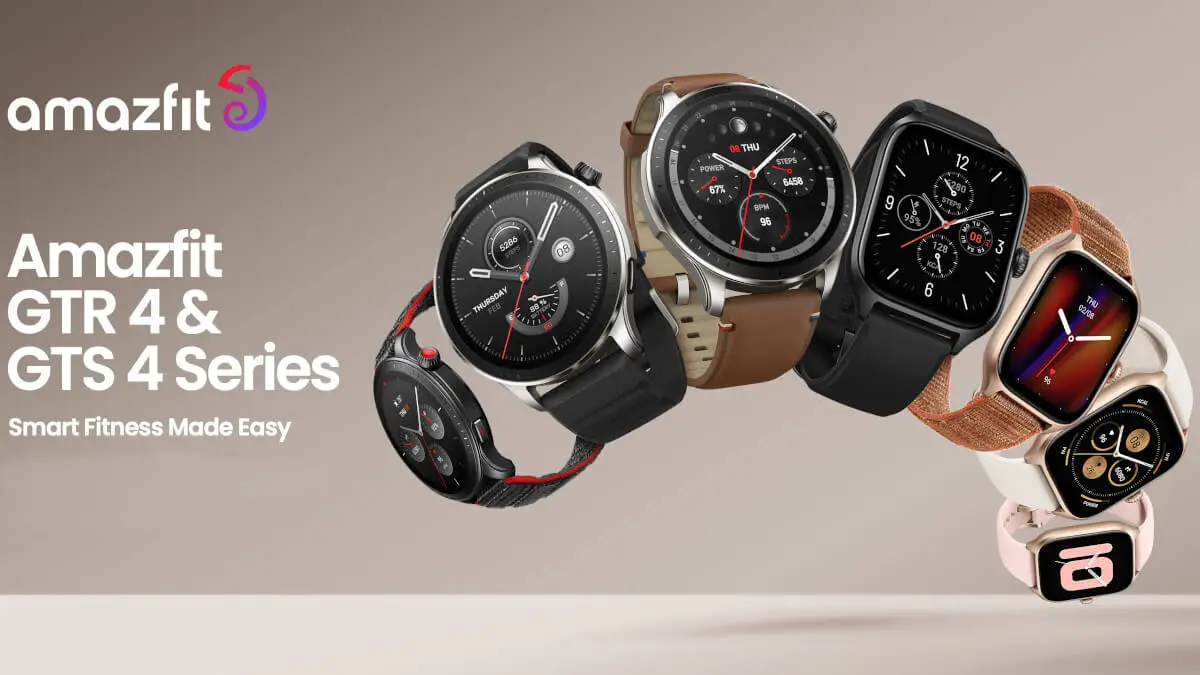 Nowa linia jeszcze bardziej zaawansowanych smartwatchy Amazfit GTR 4 i GTS 4 i GTS 4 Mini