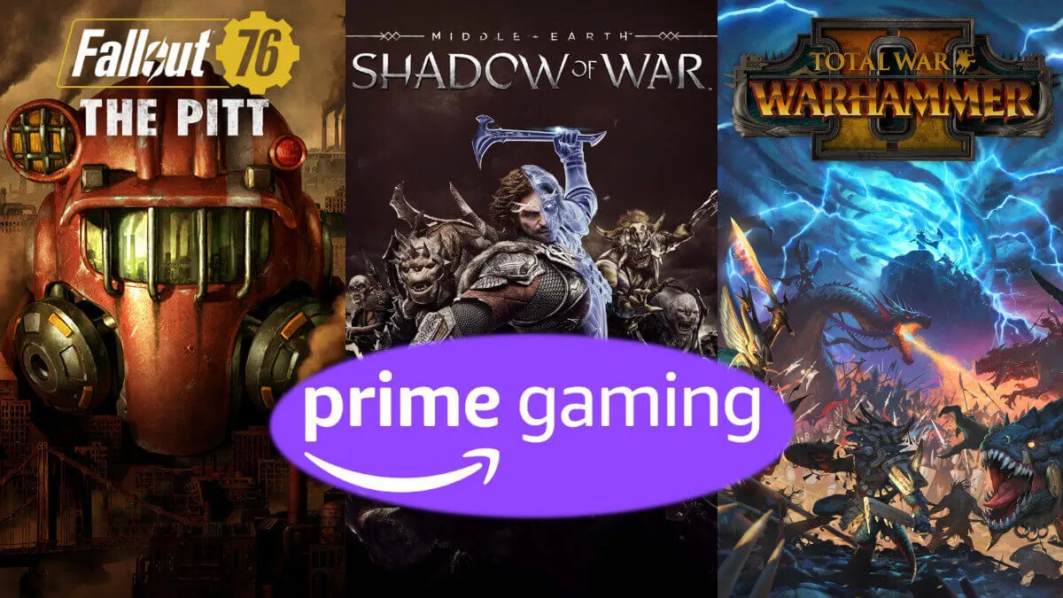Amazon Prime Gaming z hitami. Shadow of War, Total War: Warhammer II i Fallout 76
