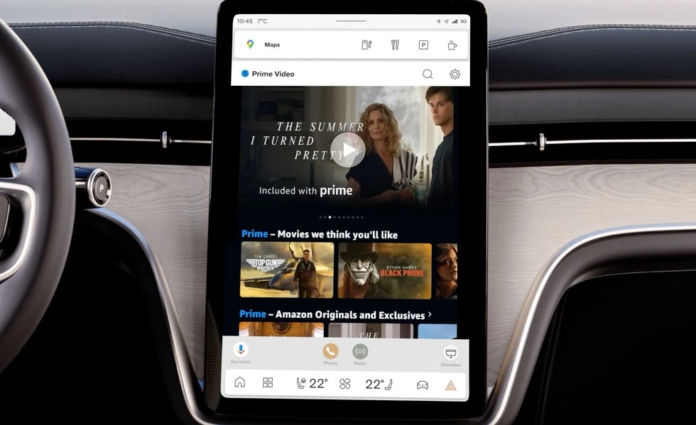Amazon Prime Video na Android Auto