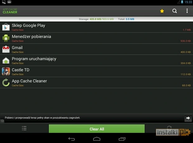 android przyspieszanie 3