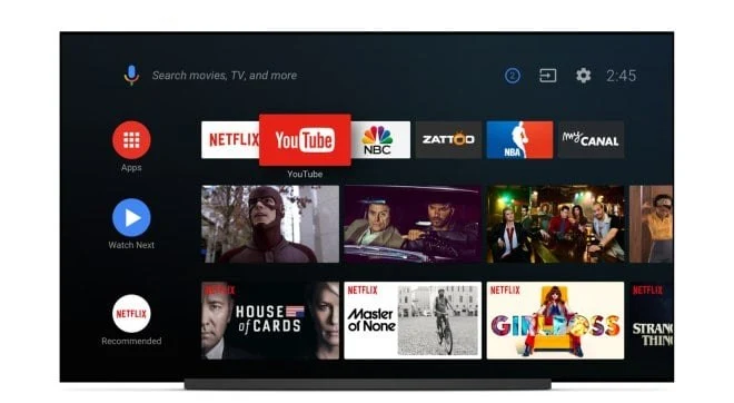 Tak będzie wyglądać nowy ekran główny w Android TV