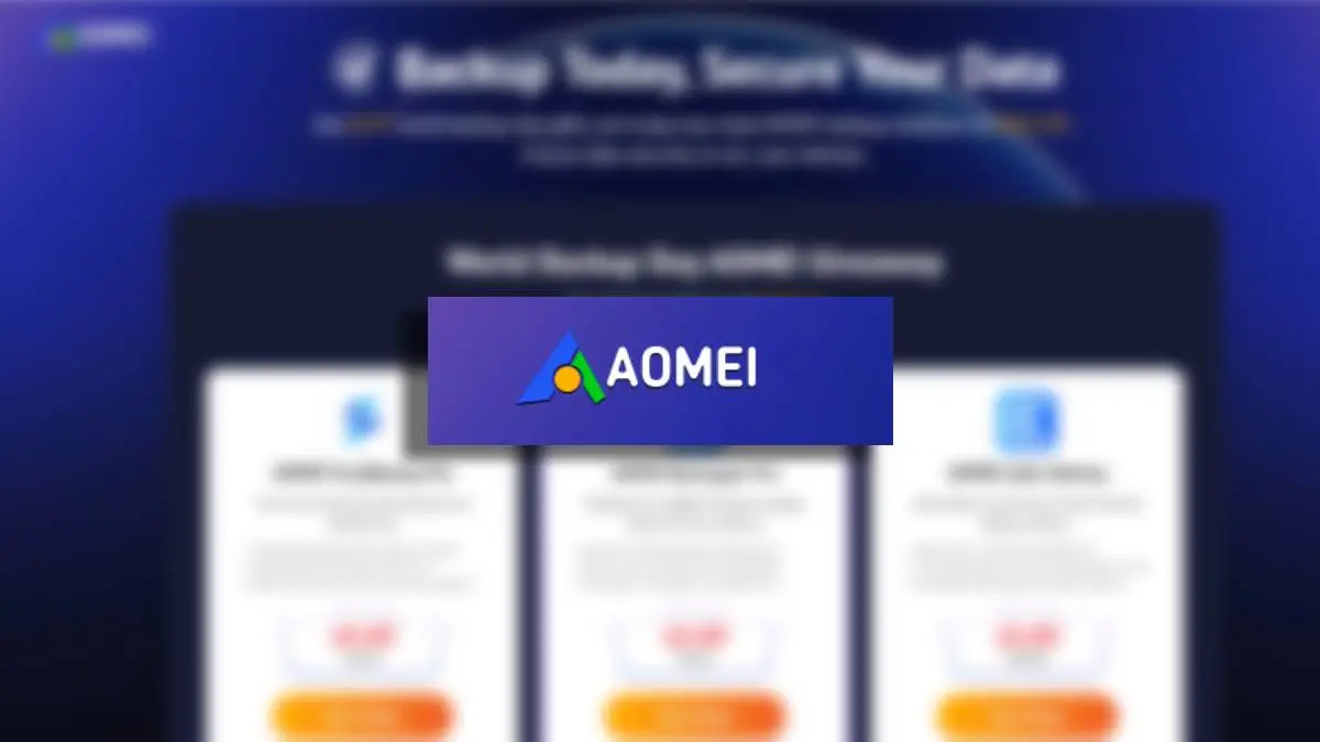 AOMEI rozdaje programy. Ochroń się przed utratą danych za 0 zł