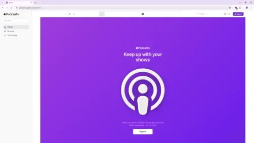 apple podcasts w przeglądarce internetowej polska