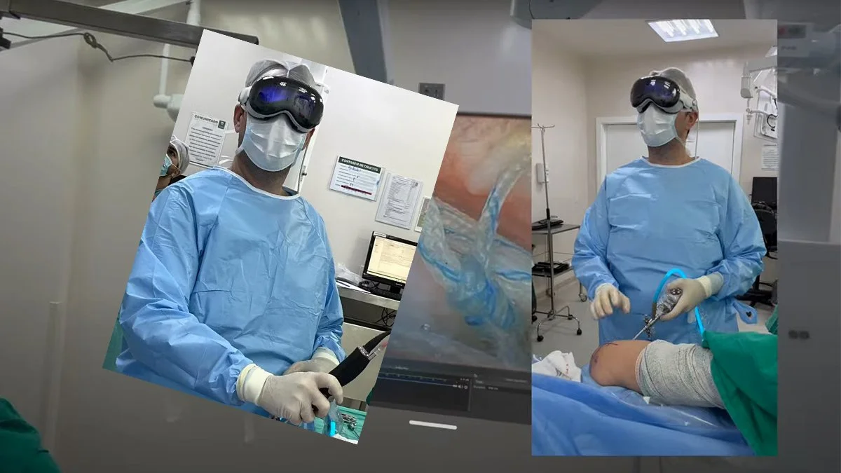 Apple Vision Pro użyte do przeprowadzenia kolejnej operacji