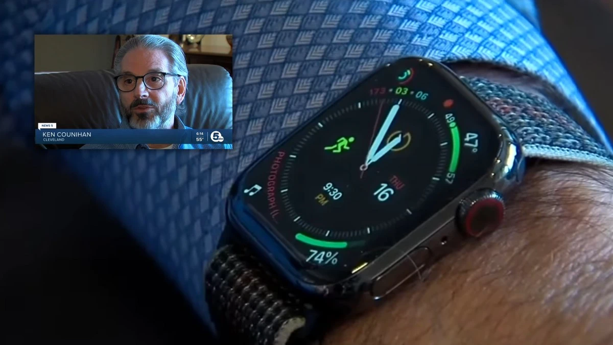 Zegarek Apple Watch uratował kolejne życie. Zobacz, jak to zrobił