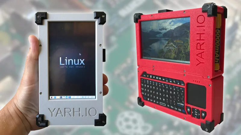 YARH.IO MKI z Raspberry Pi. Sam wykonaj lub zamów własny handheld PC