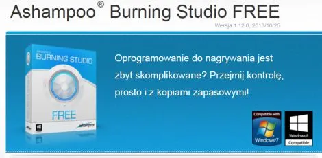 Ashampoo Burning Studio FREE: najnowsza wersja już dostępna