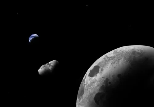 Duża asteroida bliska Ziemi może być fragmentem Księżyca