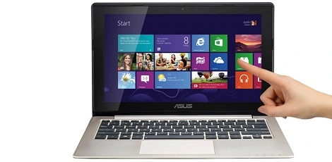 Notebooki z dotykowym ekranem nie tak popularne, jak przewidywano