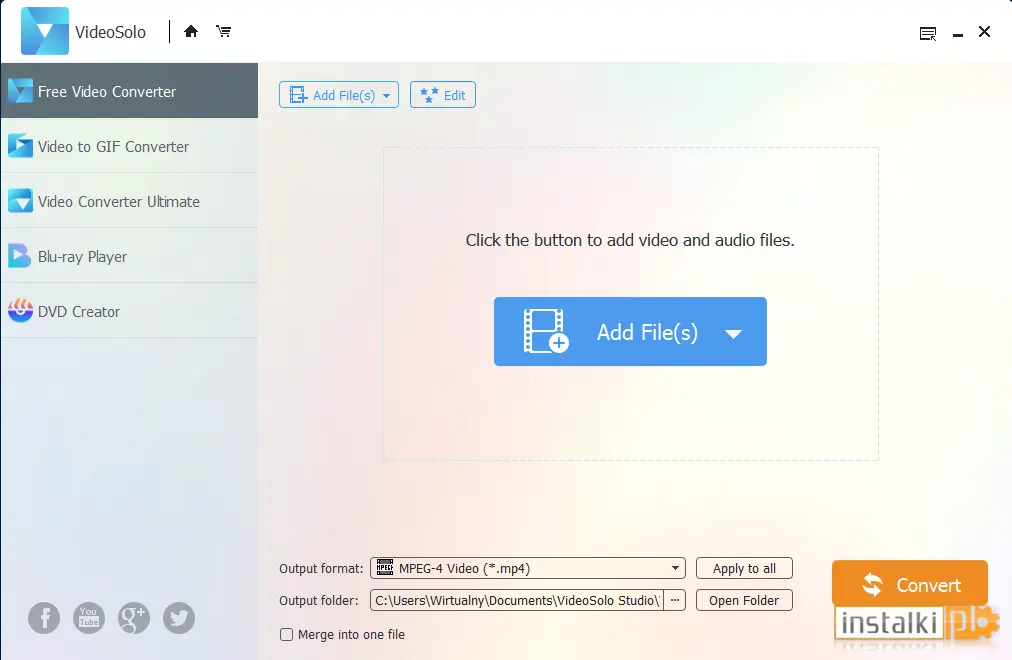 Okladka VideoSolo Free Video Converter