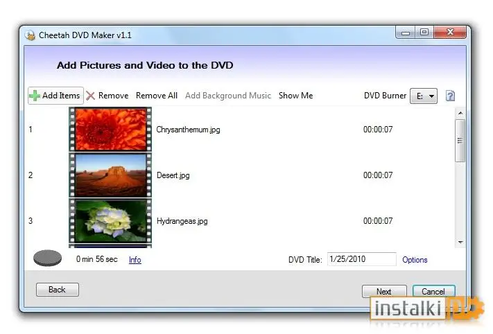 Okladka Cheetah DVD Maker