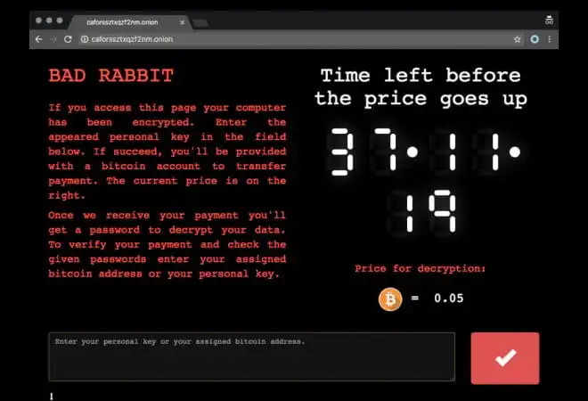 Europę paraliżuje kolejny wirus – BadRabbit. Jest podobny do Petya
