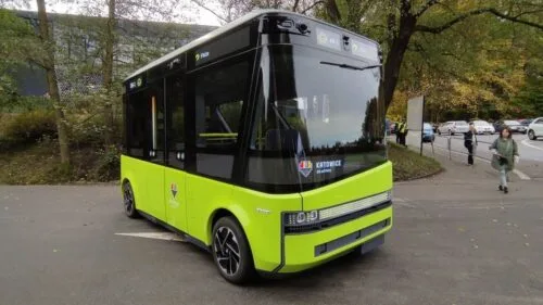 Blees BB-1 to autonomiczny autobus z Polski. Jeździ w Katowicach