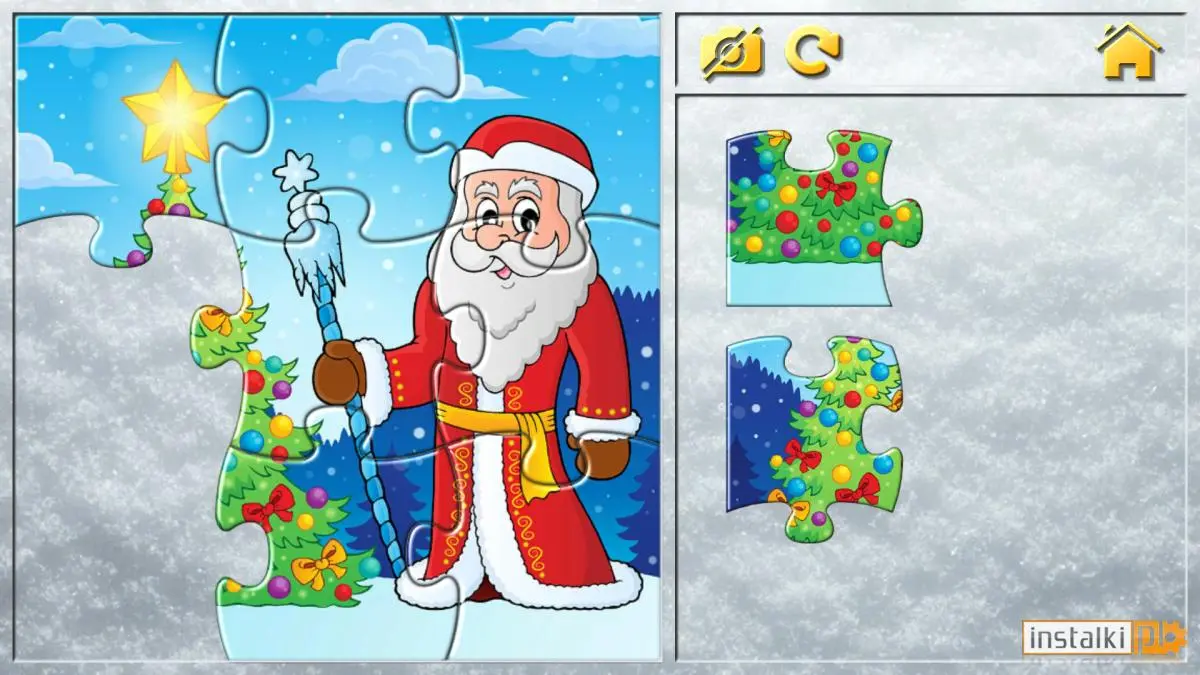 Świąteczne puzzle dla dzieci