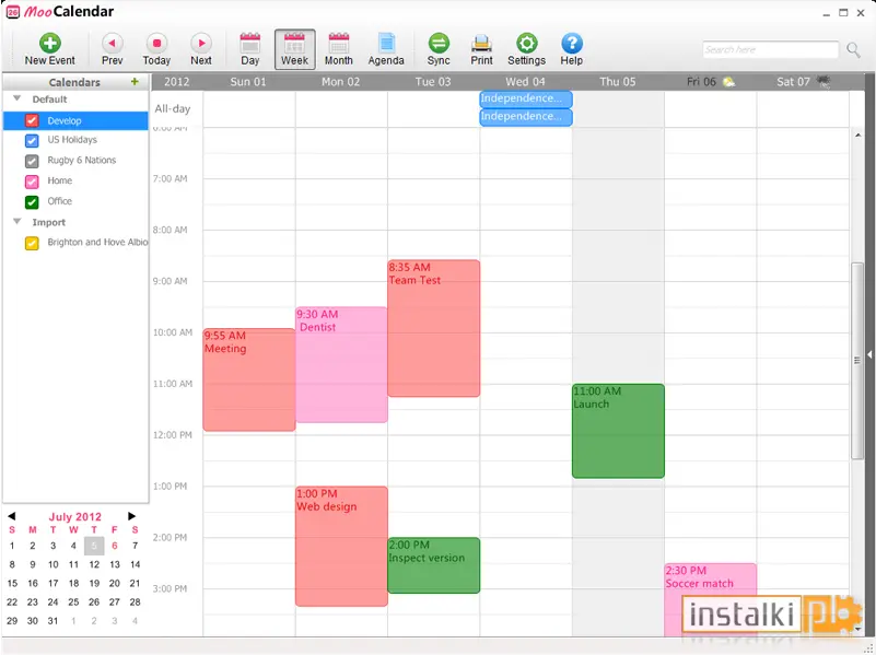 Moo Calendar 1.2.4 - Windows - download - instalki.pl