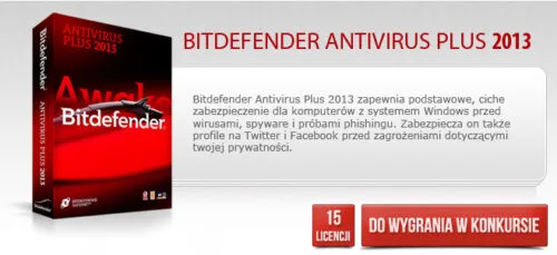 Konkurs Bitdefender Antivirus Plus 2013