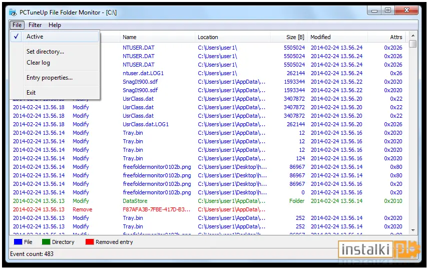PCTuneUp Folder Monitor