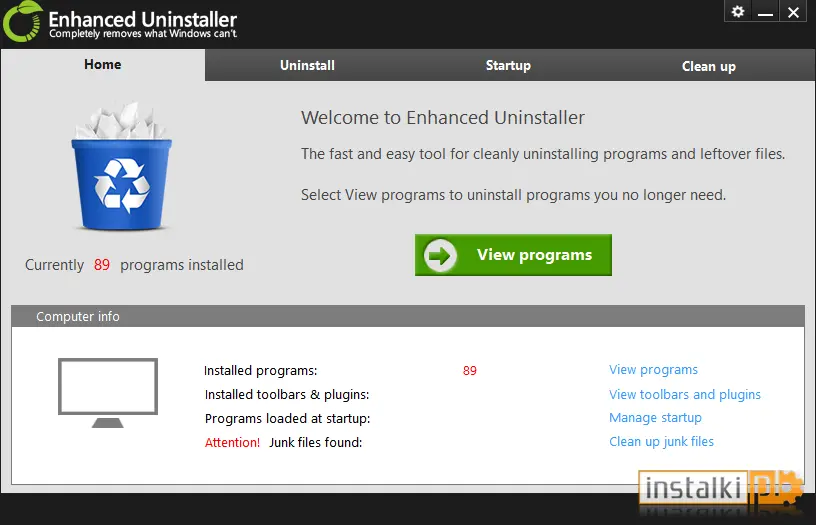 Enhanced Uninstaller