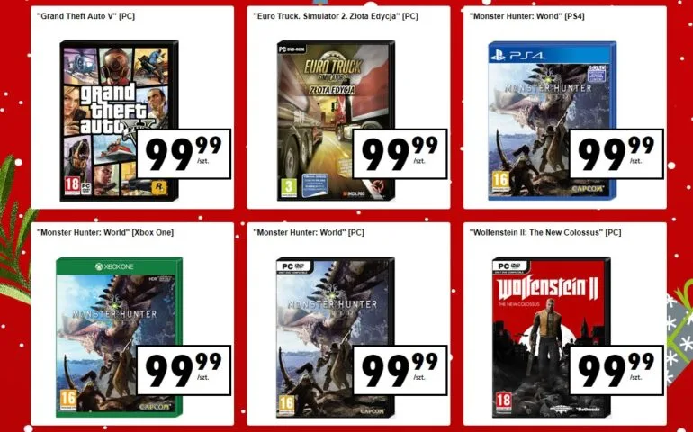 Kolejny rzut gier w Biedronce – wielkie hity na konsole i pecety