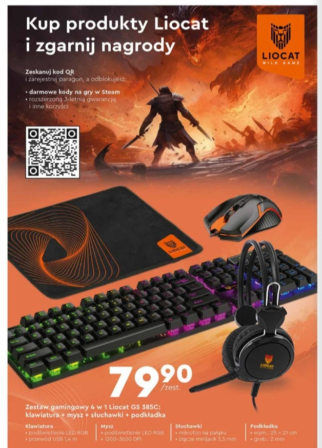 Darmowe kody na gry Steam w Biedronce