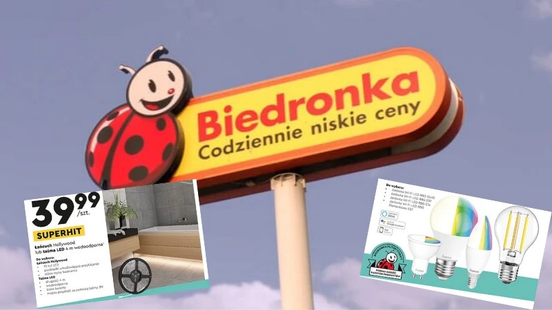Biedronka sprzedaje inteligentne żarówki RGB w śmiesznej cenie