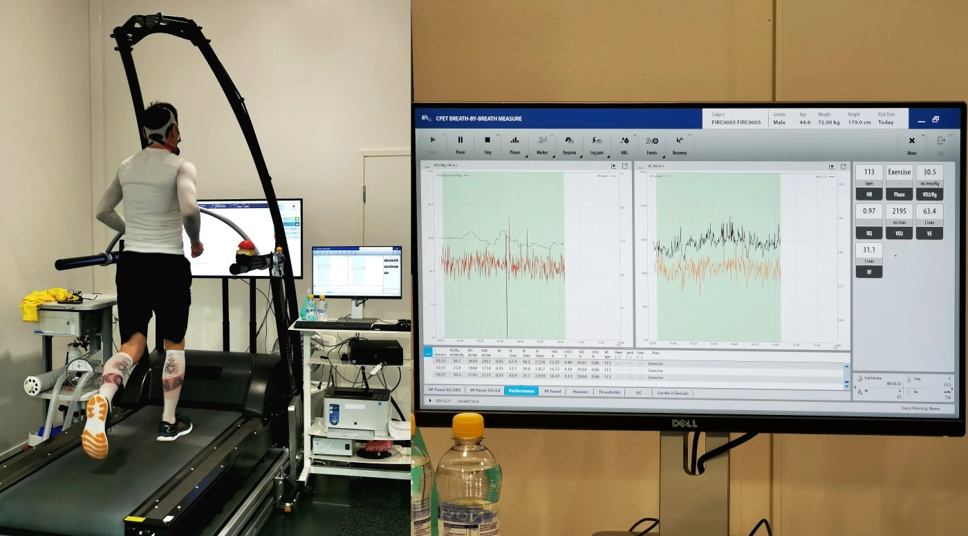 Testy biegowe - mniejsza bieżnia; Huawei Health Lab