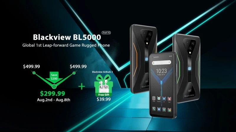 Blackview BL5000 to gamingowy smartfon rugged z 5G. Jego promocyjna cena wymiata