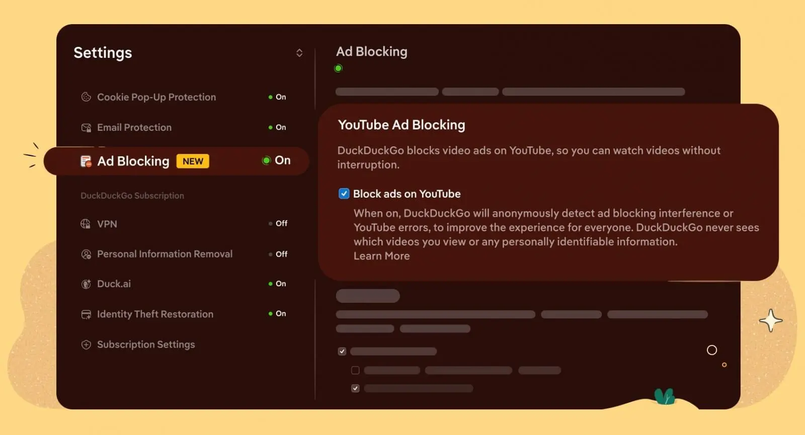 DuckDuckGo idzie na noże z Google. Przeglądarka blokuje reklamy na YouTube