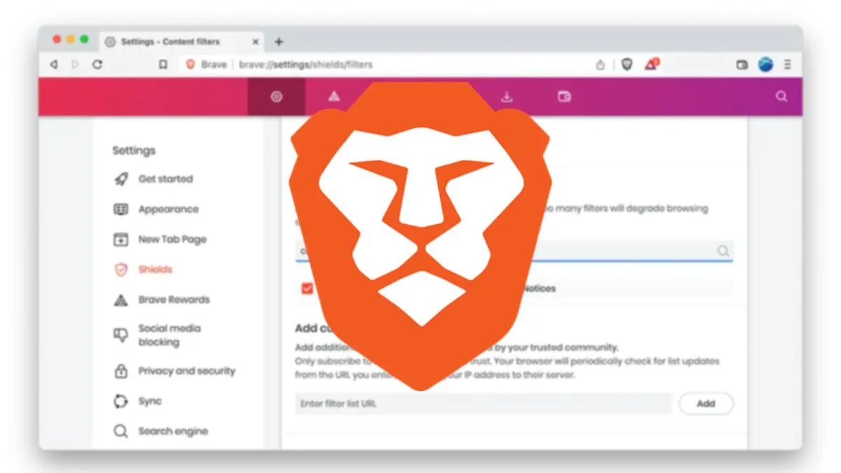 Przeglądarka internetowa Brave wycina wkurzające komunikaty o ciasteczkach