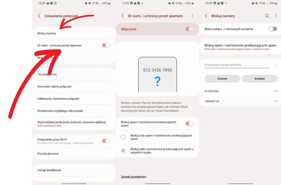 Blokowanie niechcianych połączeń na Androidzie