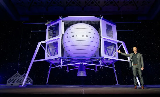 Jeff Bezos ujawnia swój lądownik kosmiczny