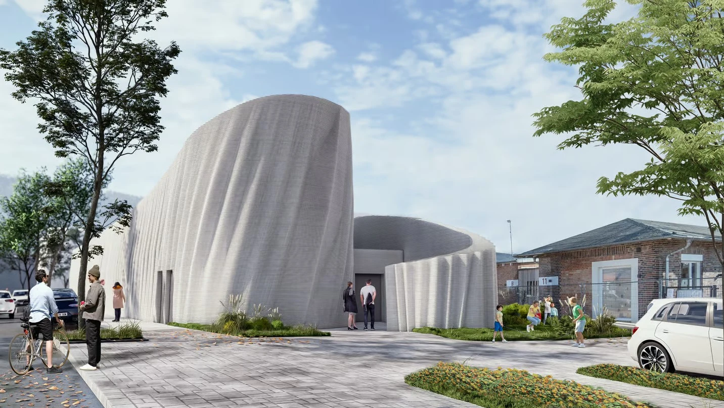 budynek wydrukowany w 3D