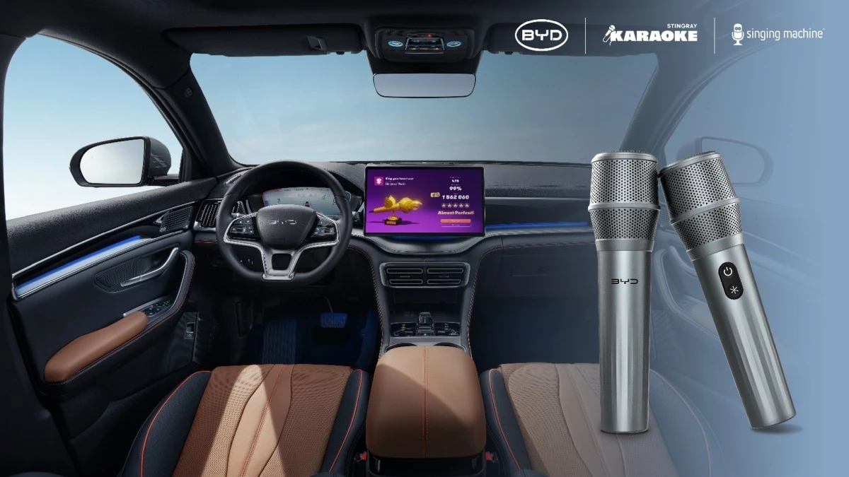 Tego jeszcze nie było. Samochody BYD teraz z mikrofonami do karaoke