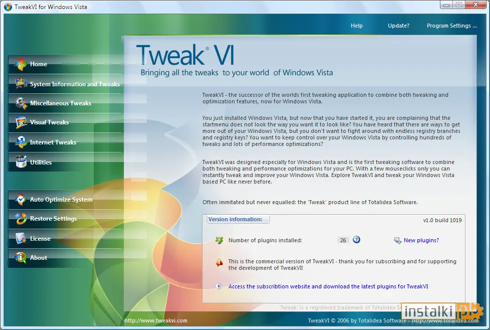 TweakVI 1.0 Build