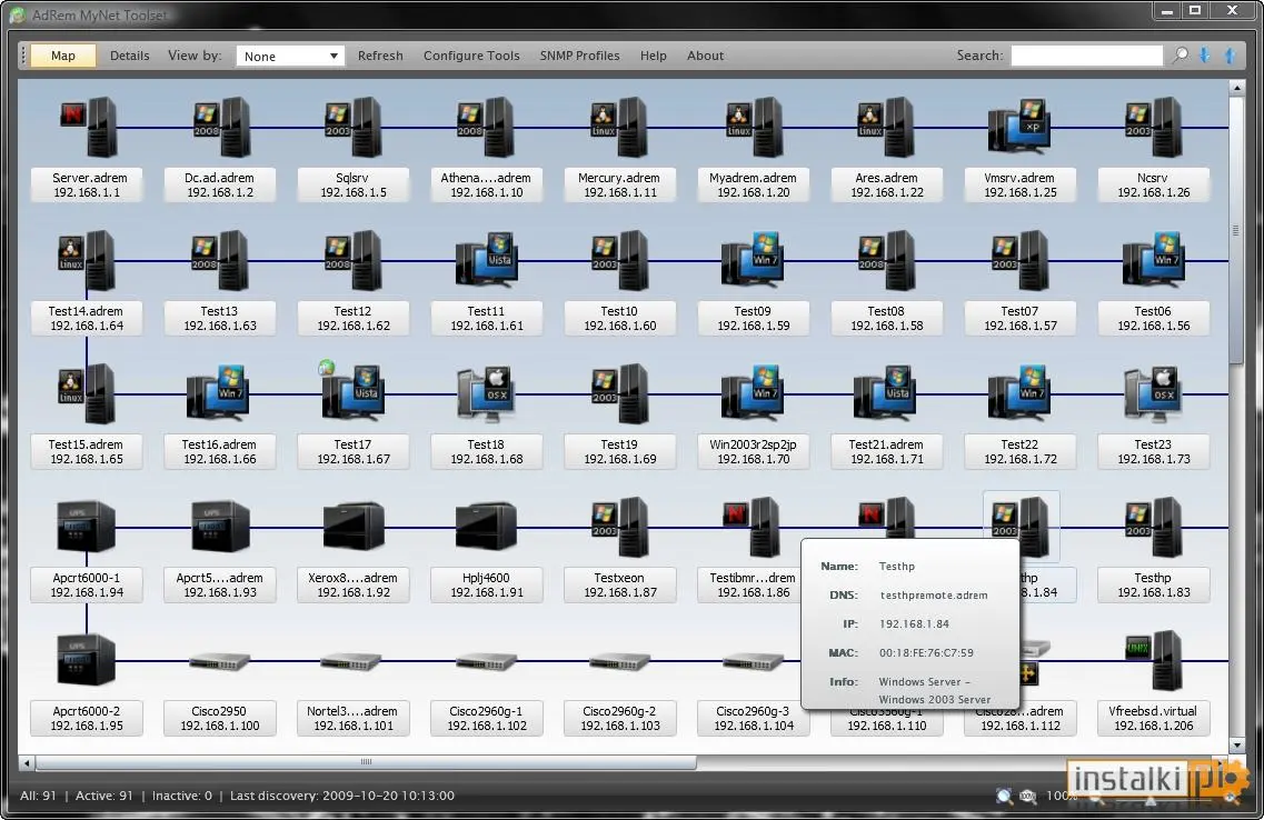 Okladka AdRem MyNet Toolset
