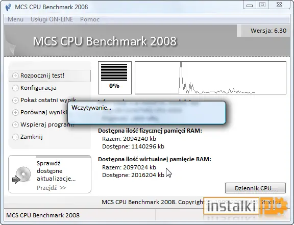 Okladka MCS CPU Benchmark 2008